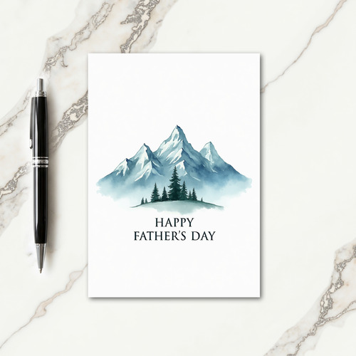 Majestic Fathers Day Mountain Card