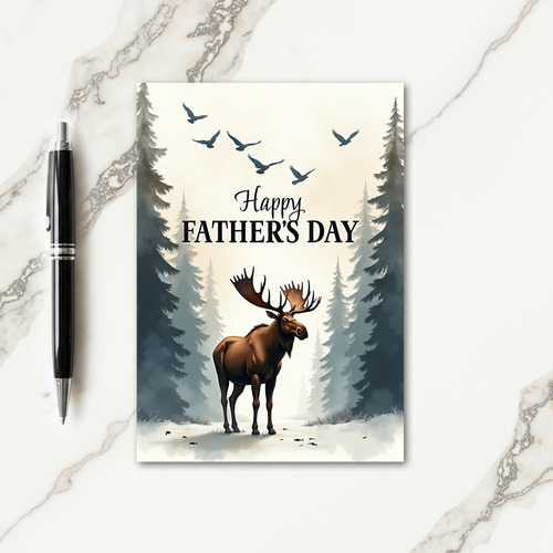 Majestic Fathers Day Stag Card