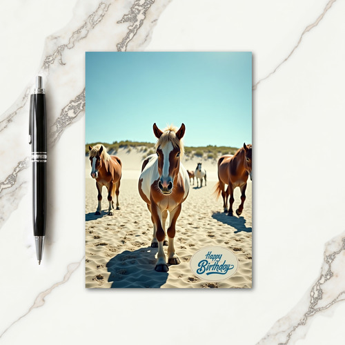 Majestic Horse Birthday Card