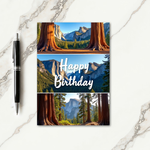 Majestic Landscape Birthday Card