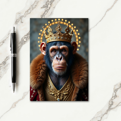 Majestic Primate Birthday Card