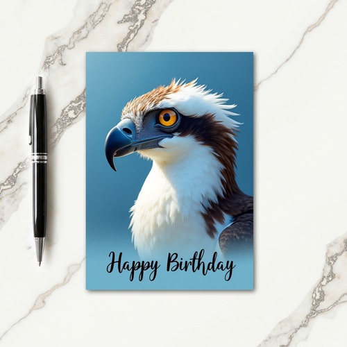 Majestic Raptor Birthday Card