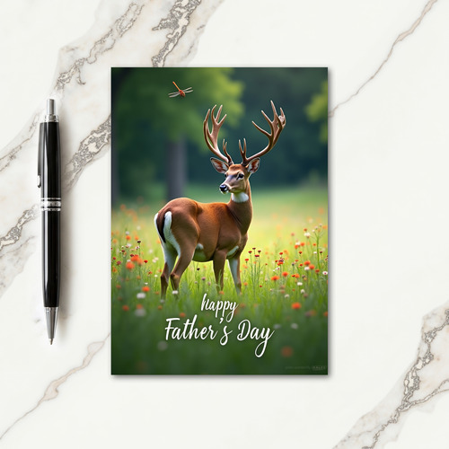 Majestic Stag Fathers Day Card