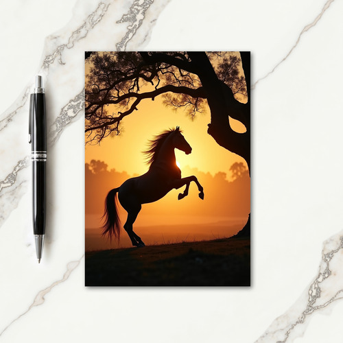 Majestic Stallion Fathers Day Card
