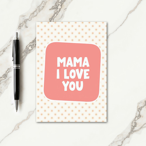 Mama Love Illustration Card