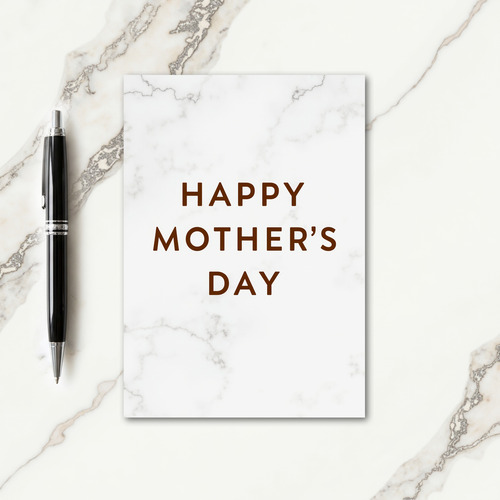 Marble Sweet Mothers Day Card