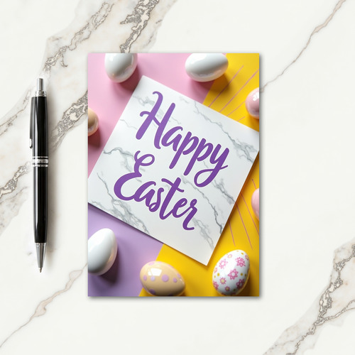 Marbled Texture Season Card