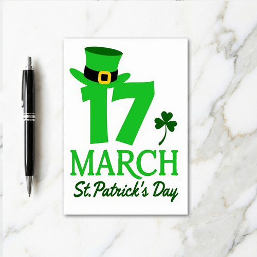 March 17 Day Green Card