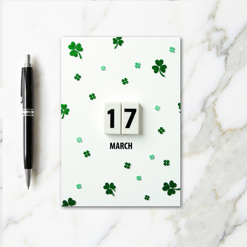 March 17 Saint Patricks Day Card