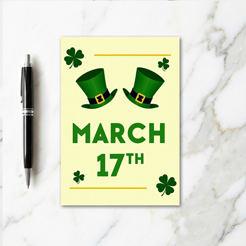March 17Th St Patricks Day Card