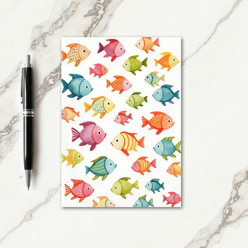 Marine Life Fathers Day Draw Card