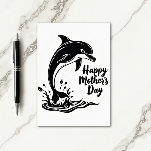 Marine Mothers Day Scene Card
