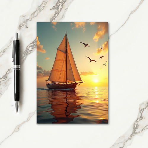Maritime Fathers Day Voyage Card