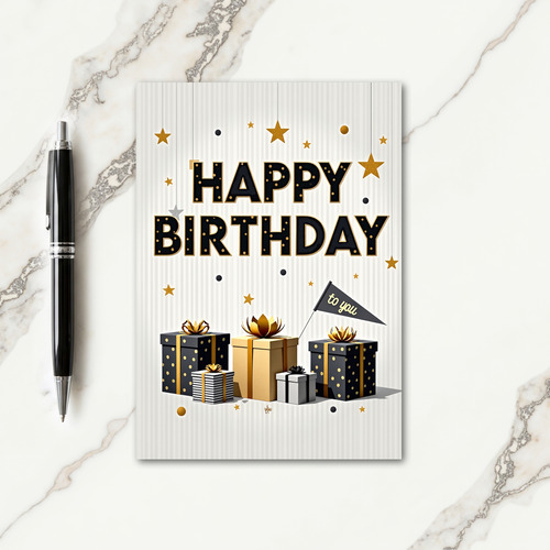 Marquee Lights Celebration Card