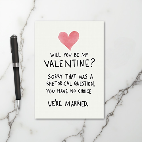 Married Couple Funny Valentine Card