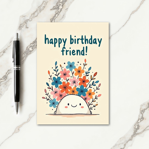 Marshmallow Birthday Card
