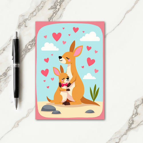 Marsupial Mother Love Day Card