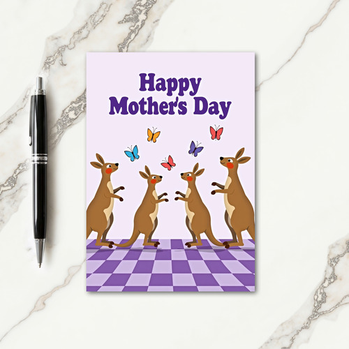 Marsupial Mothers Day Flutter Card