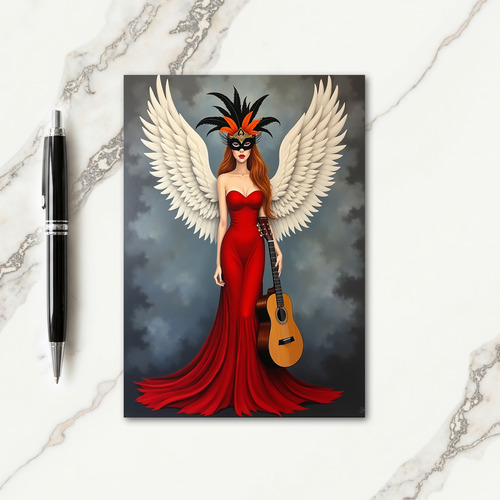 Masked Birthday Card