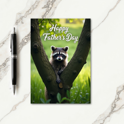 Masked Mammal Fathers Day Card