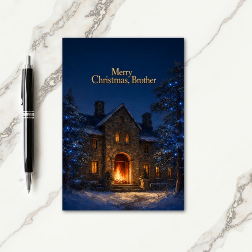 Masonic Christmas Greetings Card