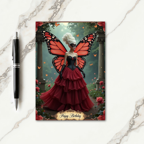 Masquerade Birthday Card