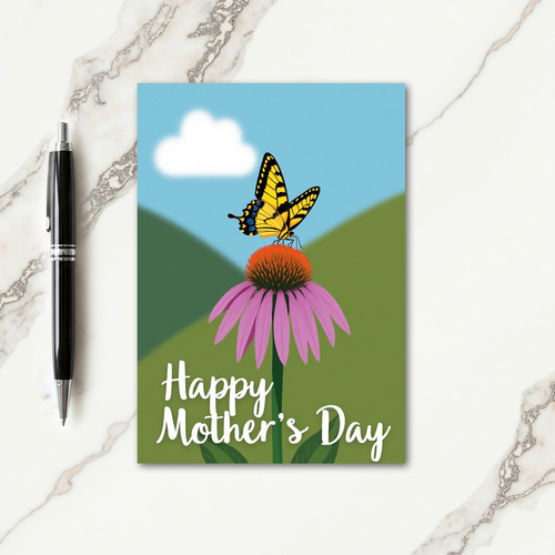 Matte Blossom Insect Card