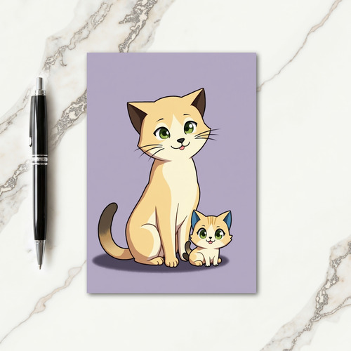 Matte Feline Friends Card