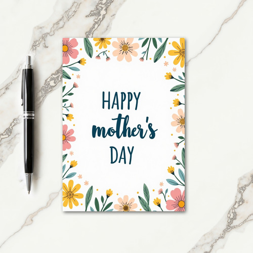 Matte Floral Affection Card