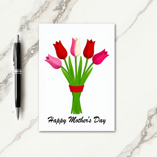 Matte Floral Bouquet Card