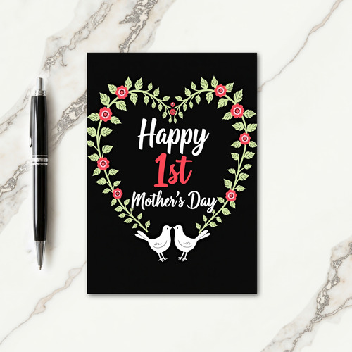 Matte Floral Love Card