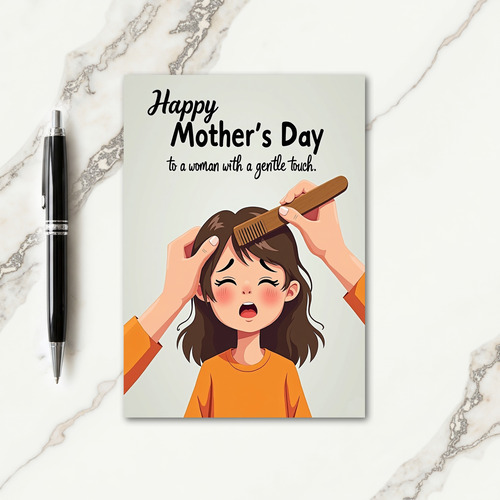 Matte Gentle Touch Mothers Day Card