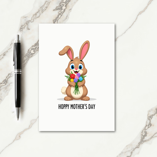 Matte Happy Bouquet Card