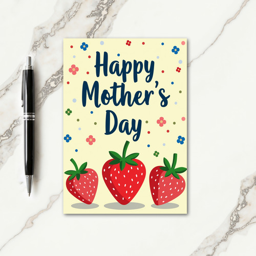 Matte Happy Mothers Day Card