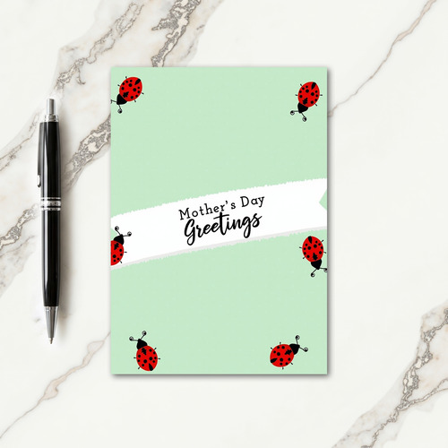 Matte Insect Mothers Day Card