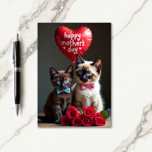 Matte Kitten Friends Card