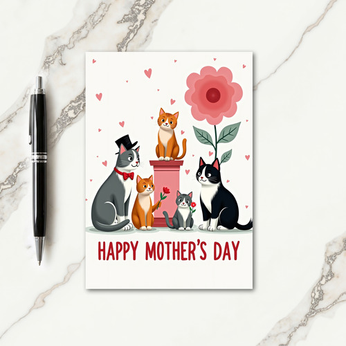 Matte Loving Family Card