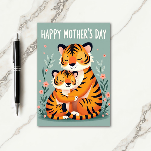 Matte Mother And Child Card