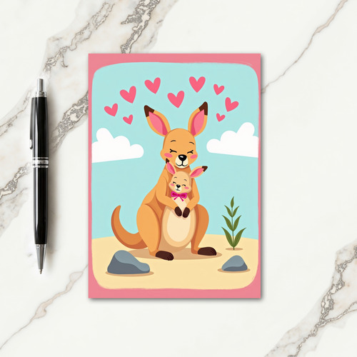 Matte Mother And Child Love Card