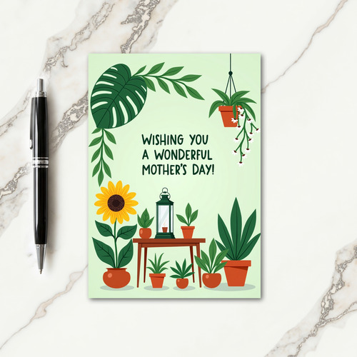 Matte Mother Plants Card