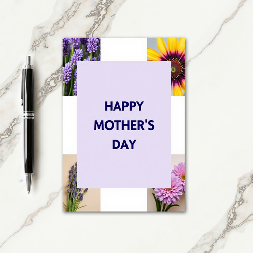Matte Mothers Day Floral Card