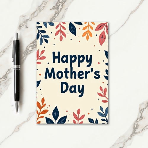 Matte Mothers Day Greeting Card