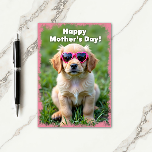 Matte Puppy Love Celebration Card
