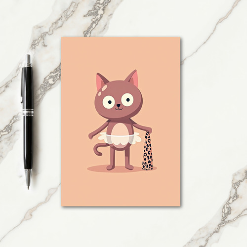 Mauve Cats Sweet Fathers Day Card