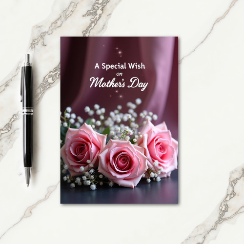 Mauve Dreams Mothers Day Card