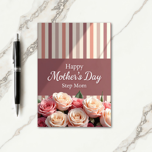 Mauve Pink Mothers Day Card