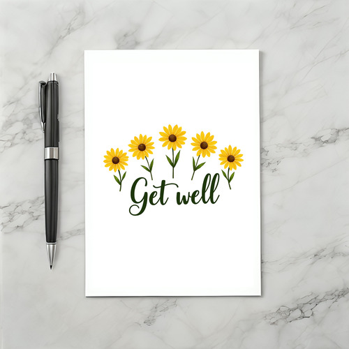 Meadow Flower Get Well Card