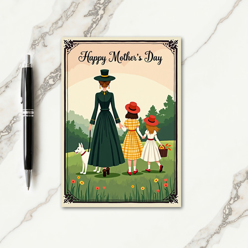 Meadow Mothers Day Family Card