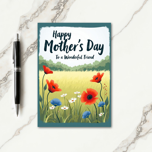 Meadow Mothers Day Friend Card