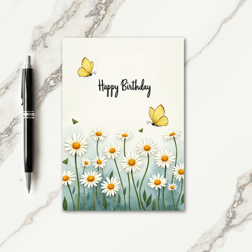 Meadow Serenity Birthday Card